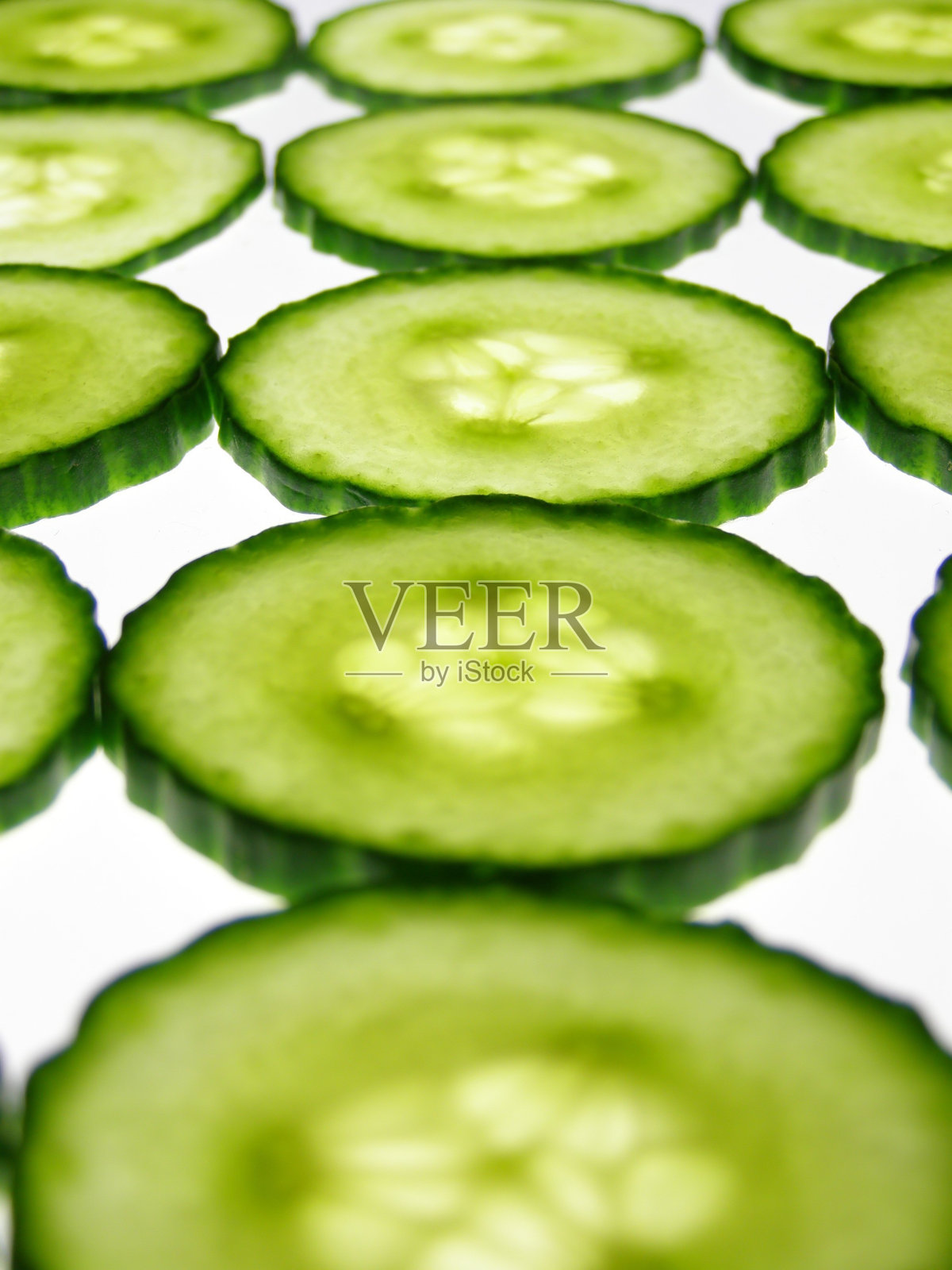 黄瓜片照片摄影图片