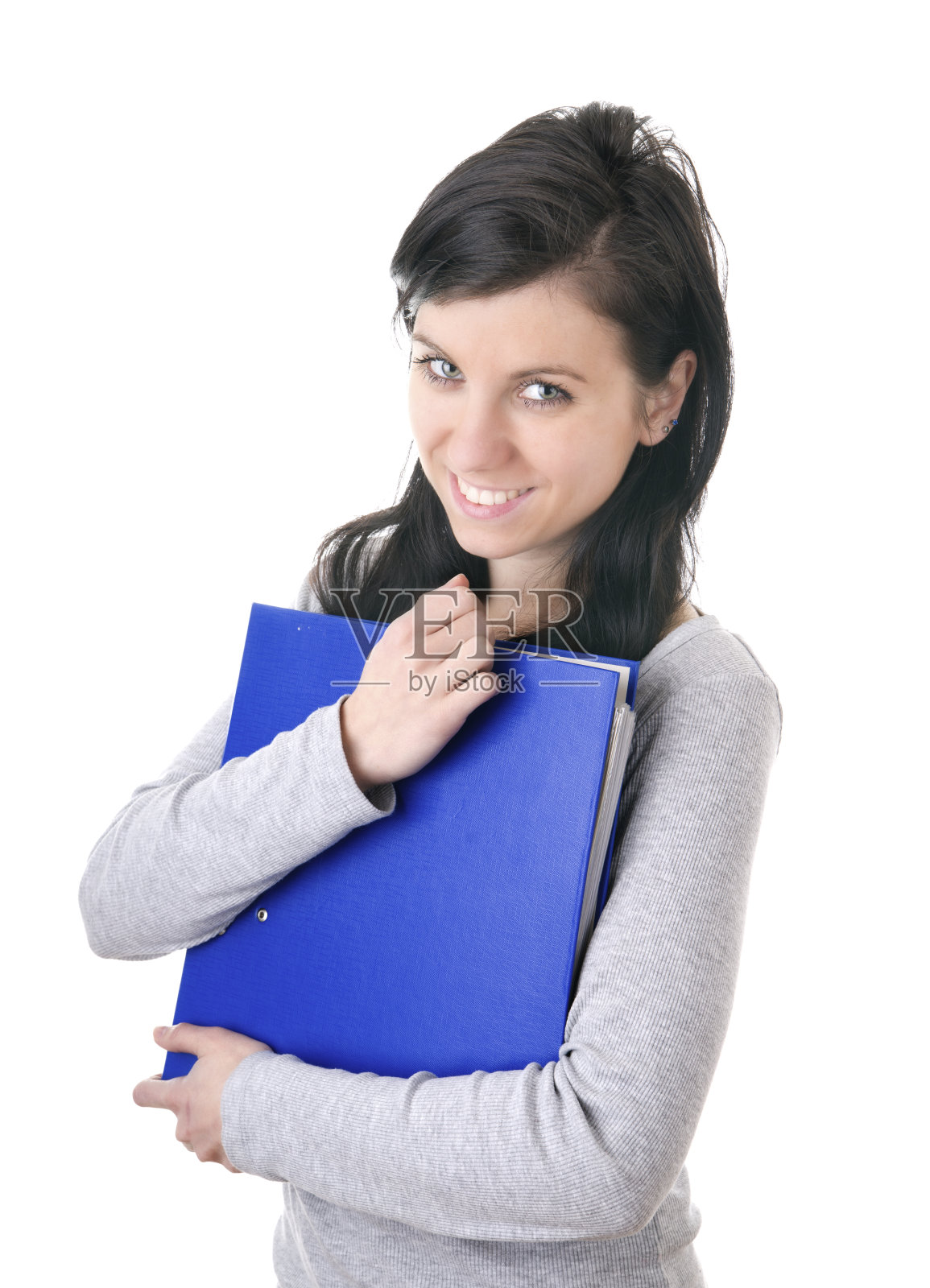 微笑的年轻女性照片摄影图片