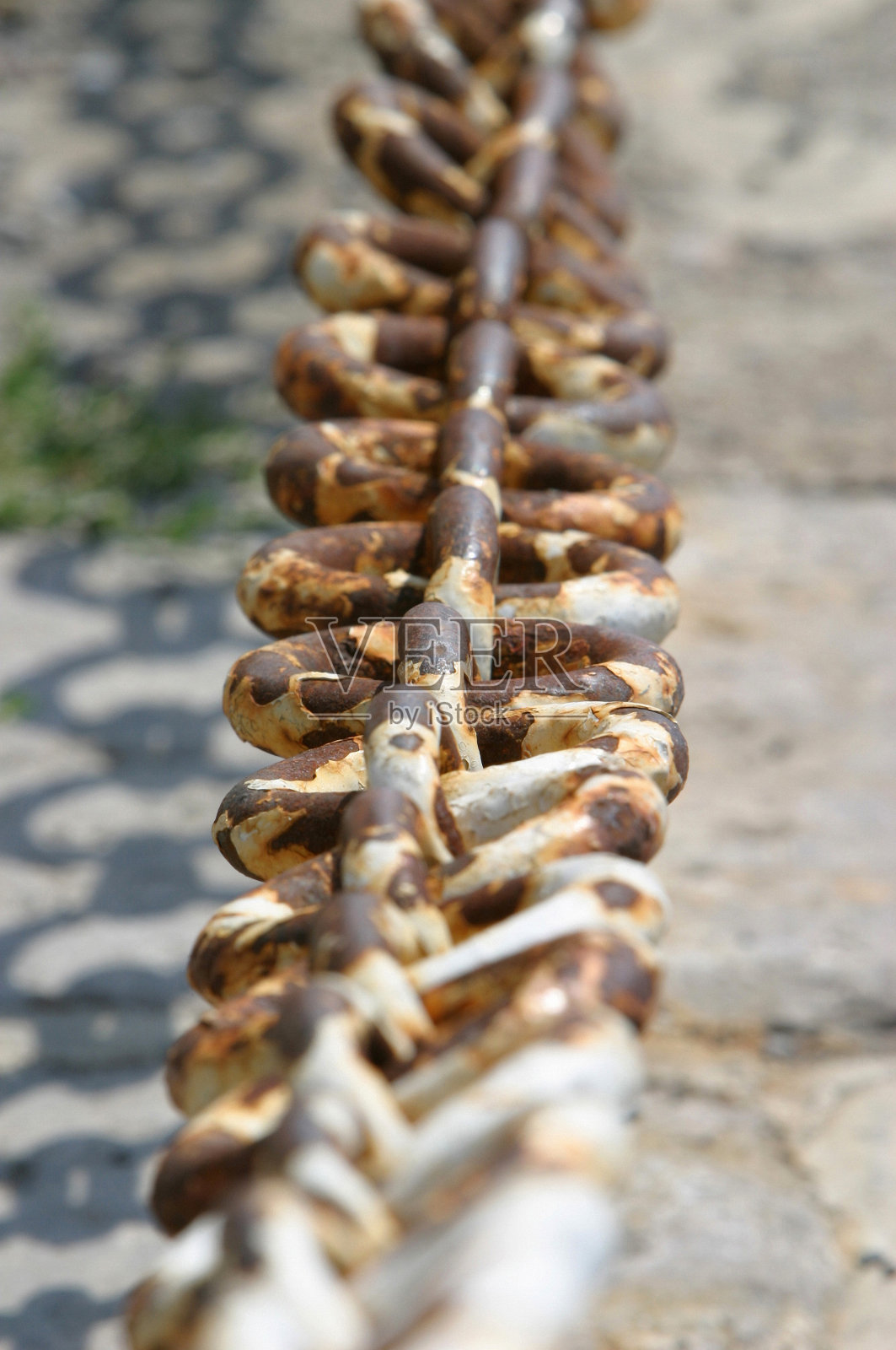 生锈的旧链照片摄影图片