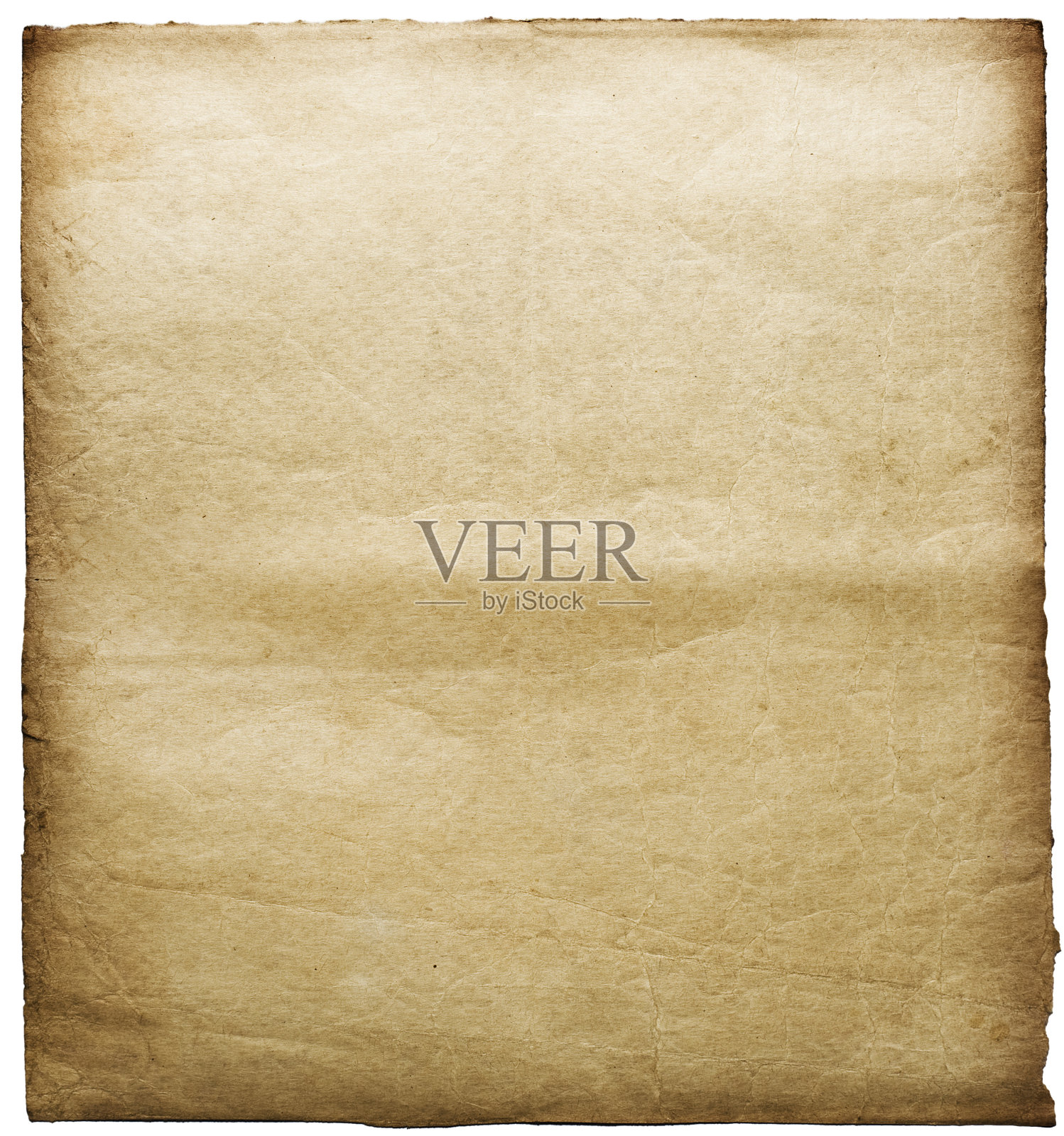 一张没有标记的方形古羊皮纸照片摄影图片