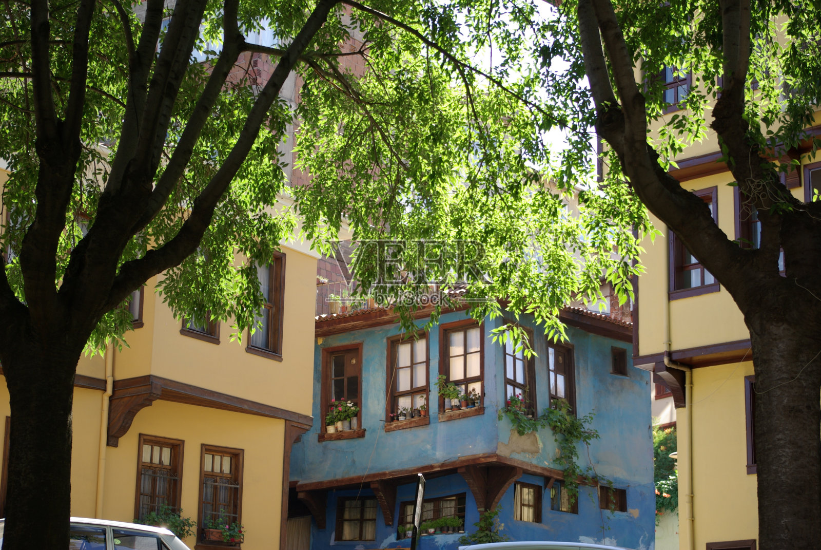 土耳其的房子照片摄影图片