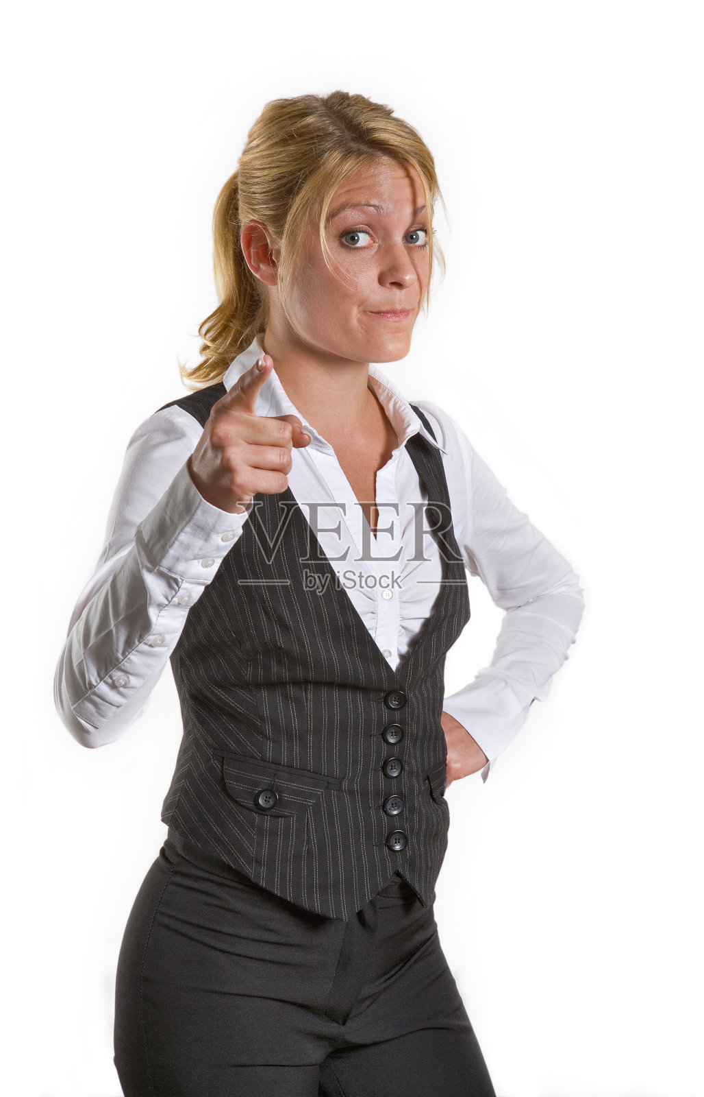 愤怒的商业女性照片摄影图片