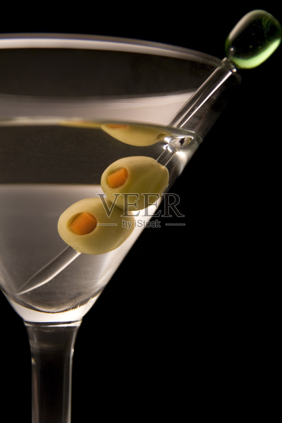 马提尼橄榄照片摄影图片