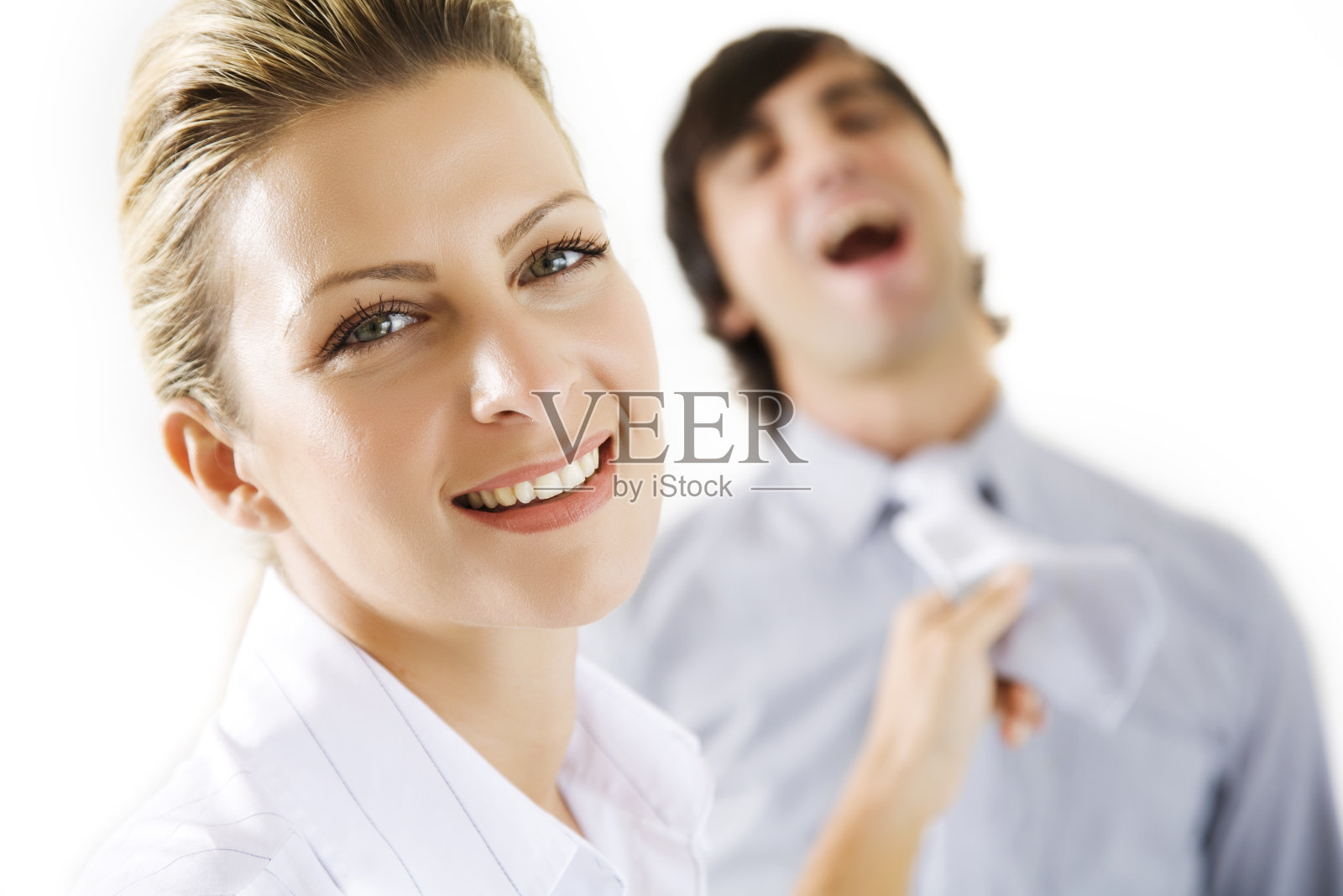 商人把领带照片摄影图片