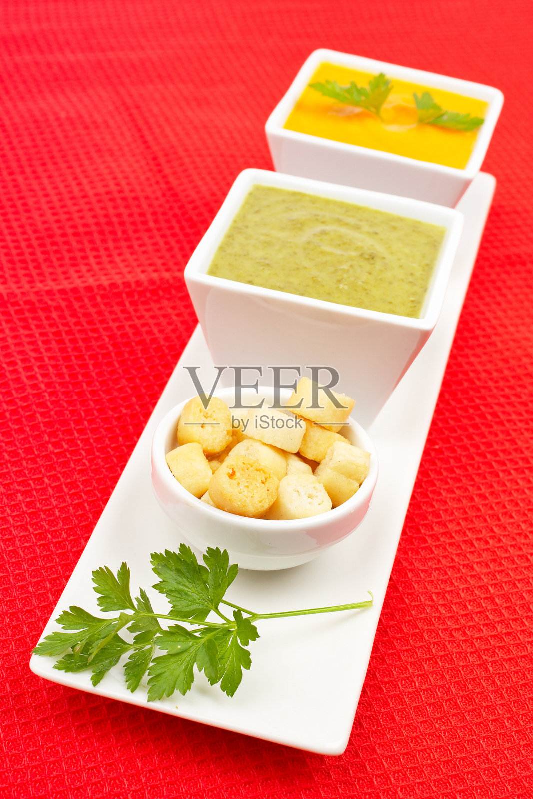 菠菜胡萝卜泥照片摄影图片