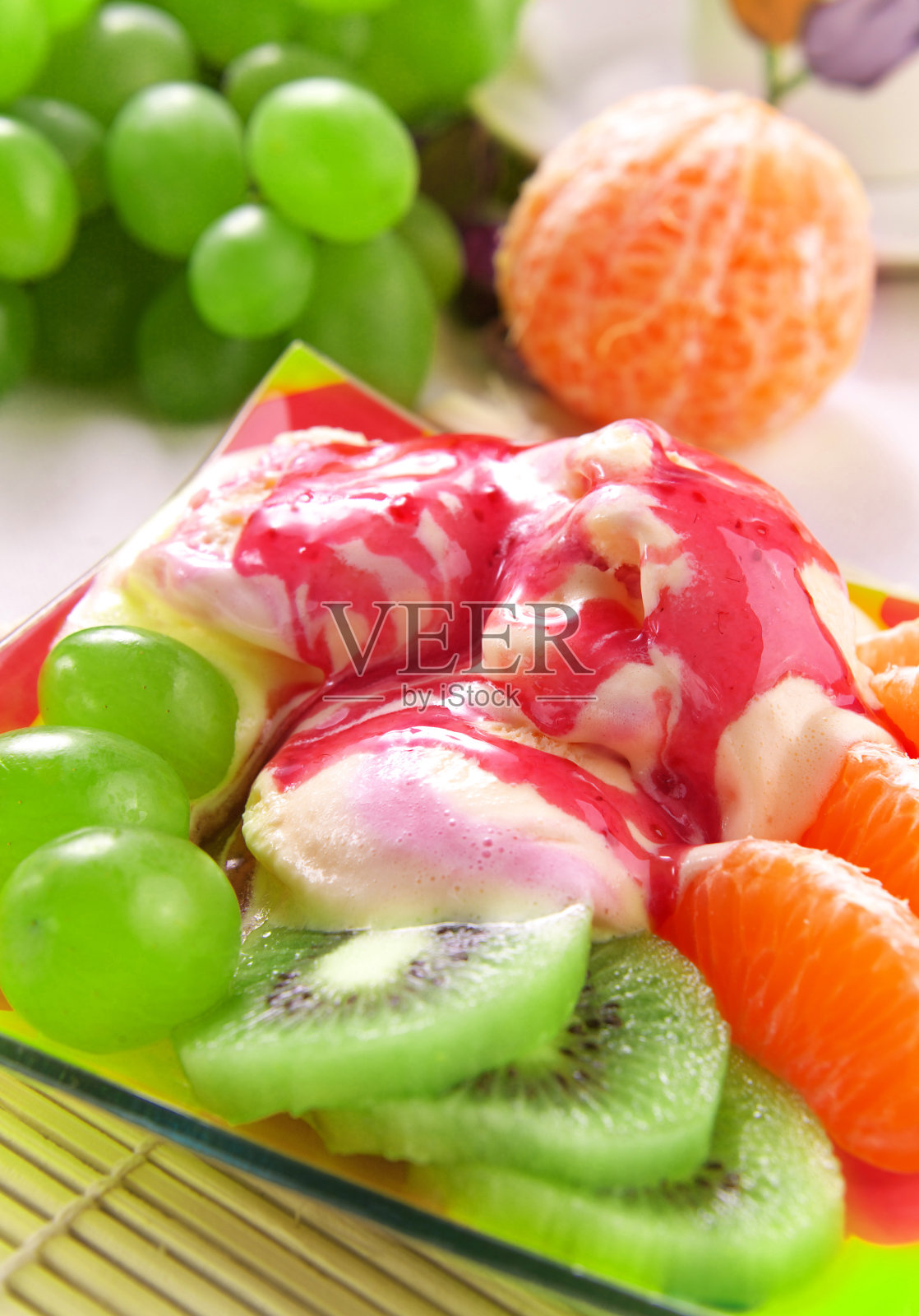 美味的水果tarta照片摄影图片