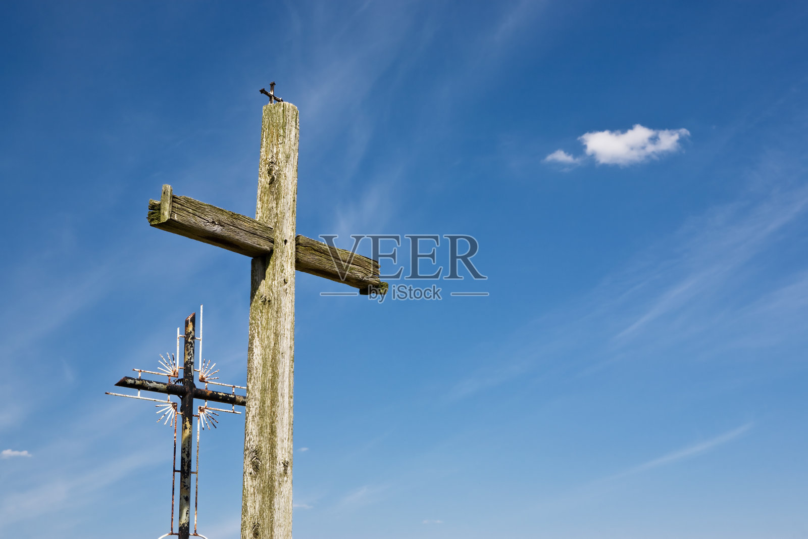 古老的十字架照片摄影图片