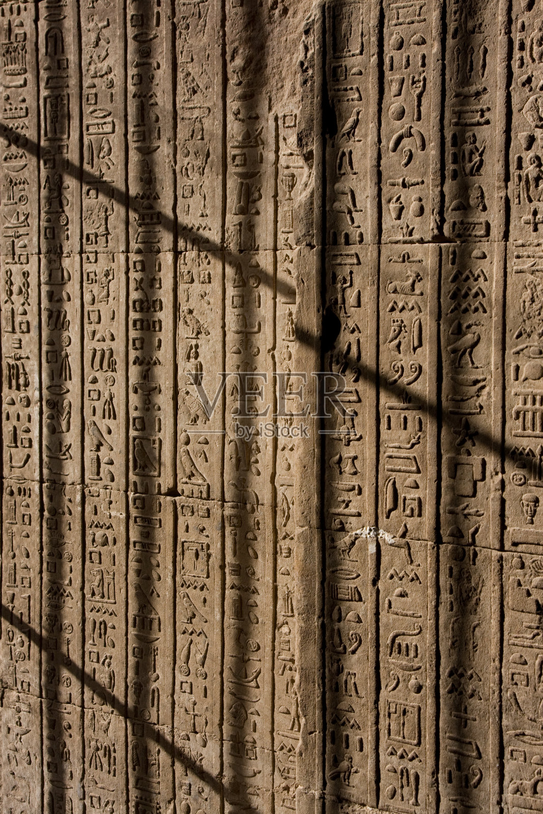 丹德拉神庙象形文字照片摄影图片