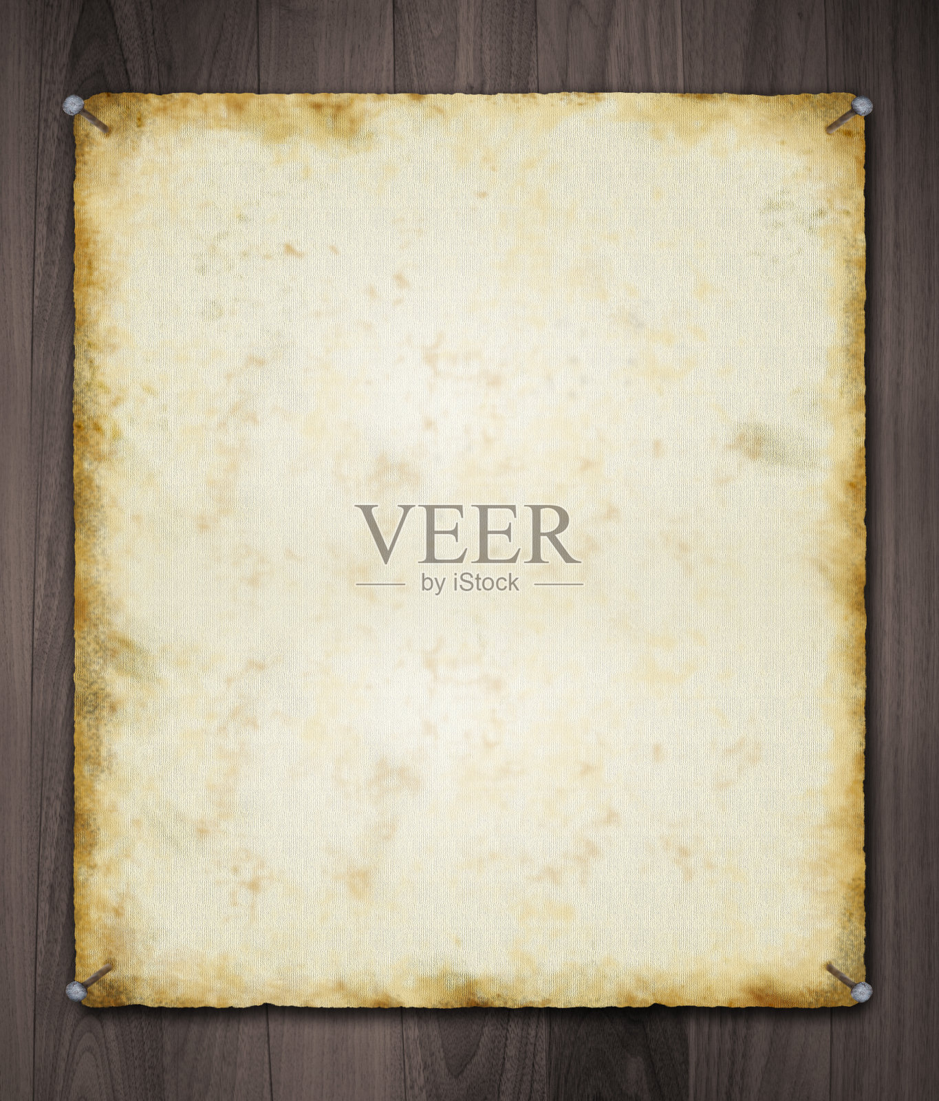 旧纸钉黑乌木背景照片摄影图片