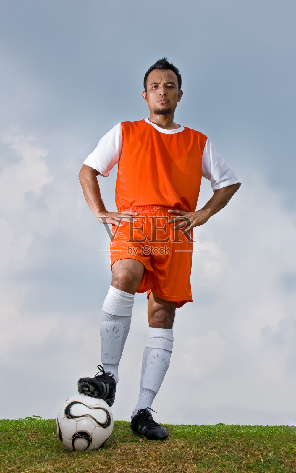 足球员照片摄影图片