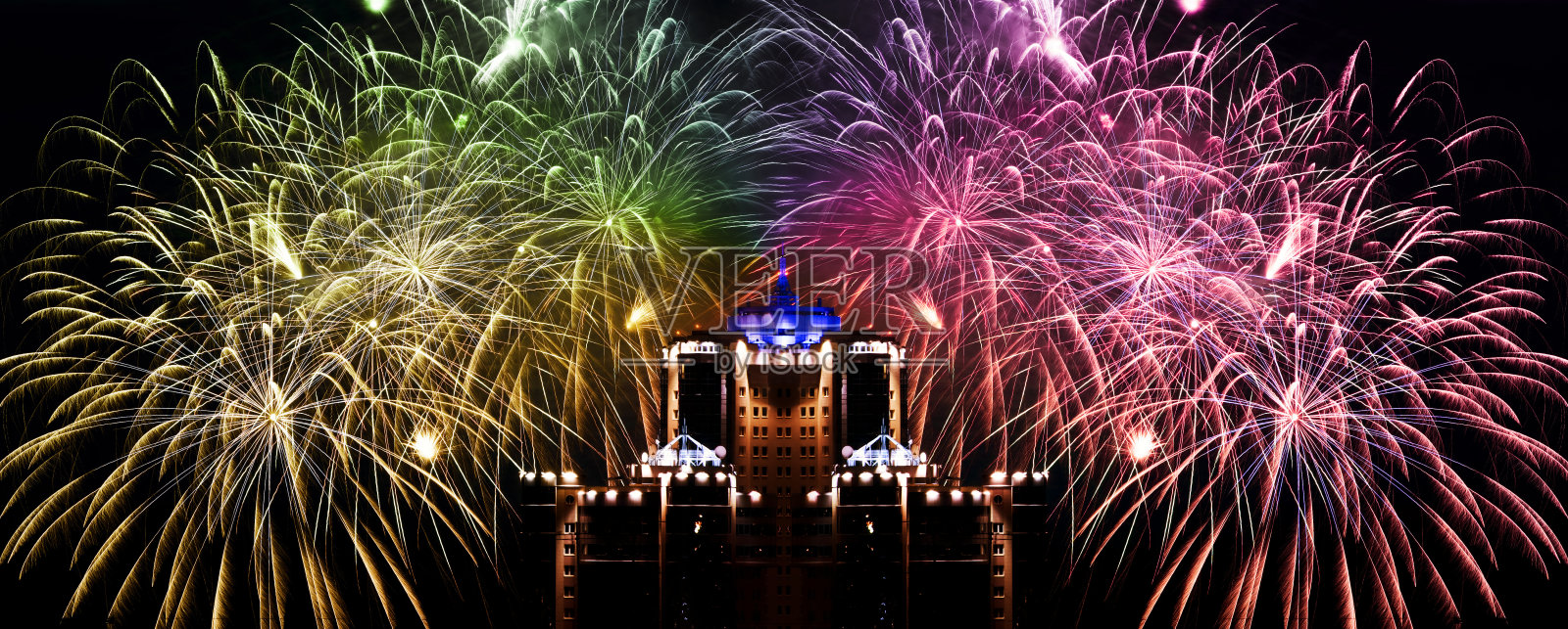 烟花照片摄影图片