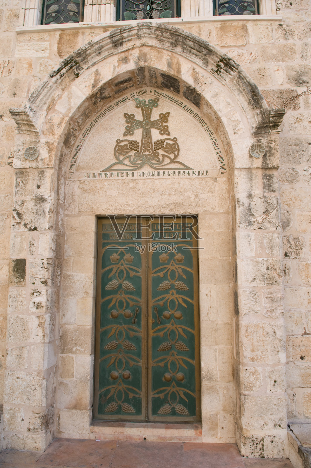 圣墓教堂的门户照片摄影图片