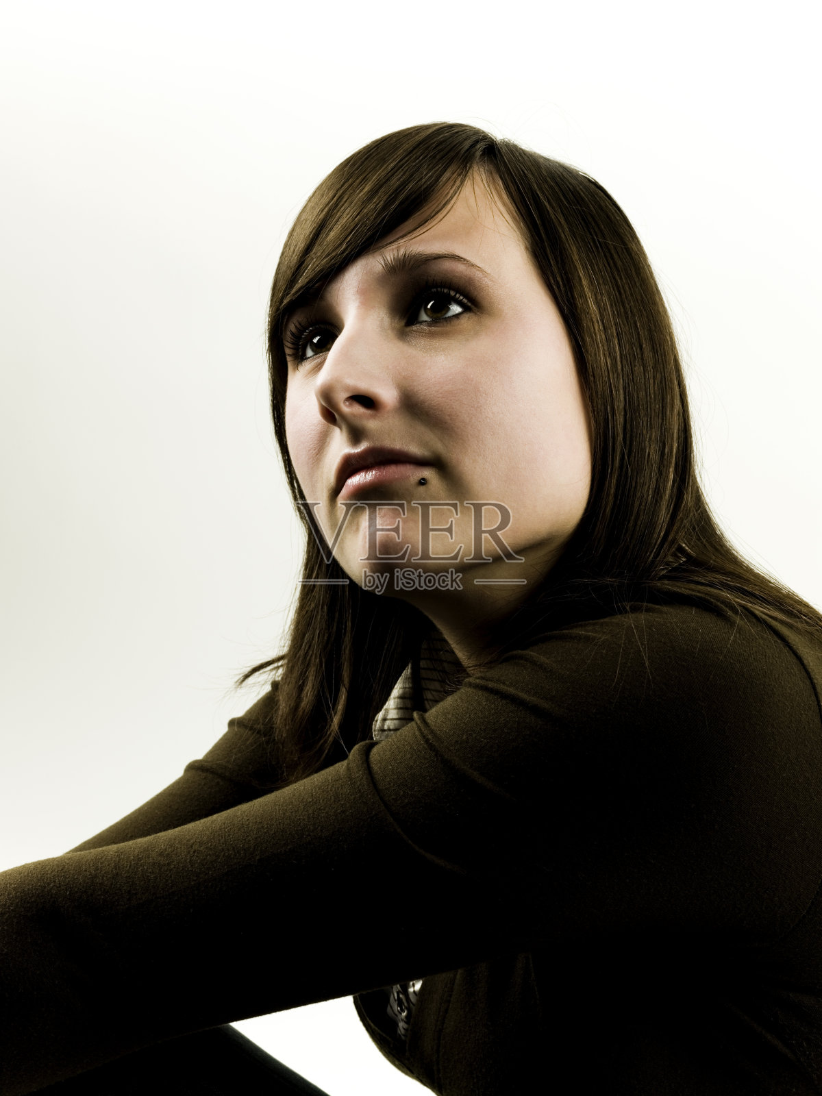 年轻女孩肖像照片摄影图片