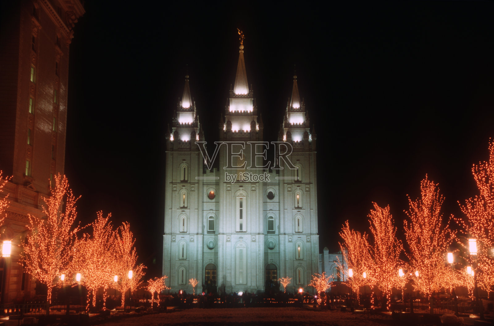 摩门教的寺庙照片摄影图片