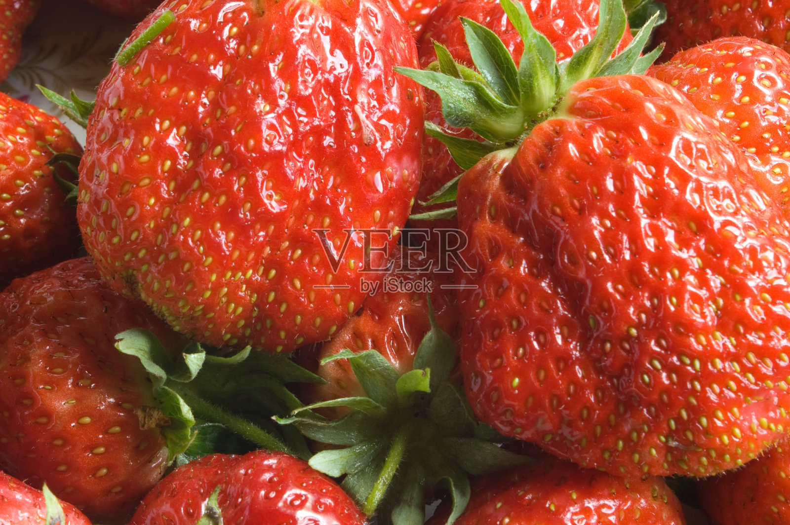 特写镜头的草莓照片摄影图片