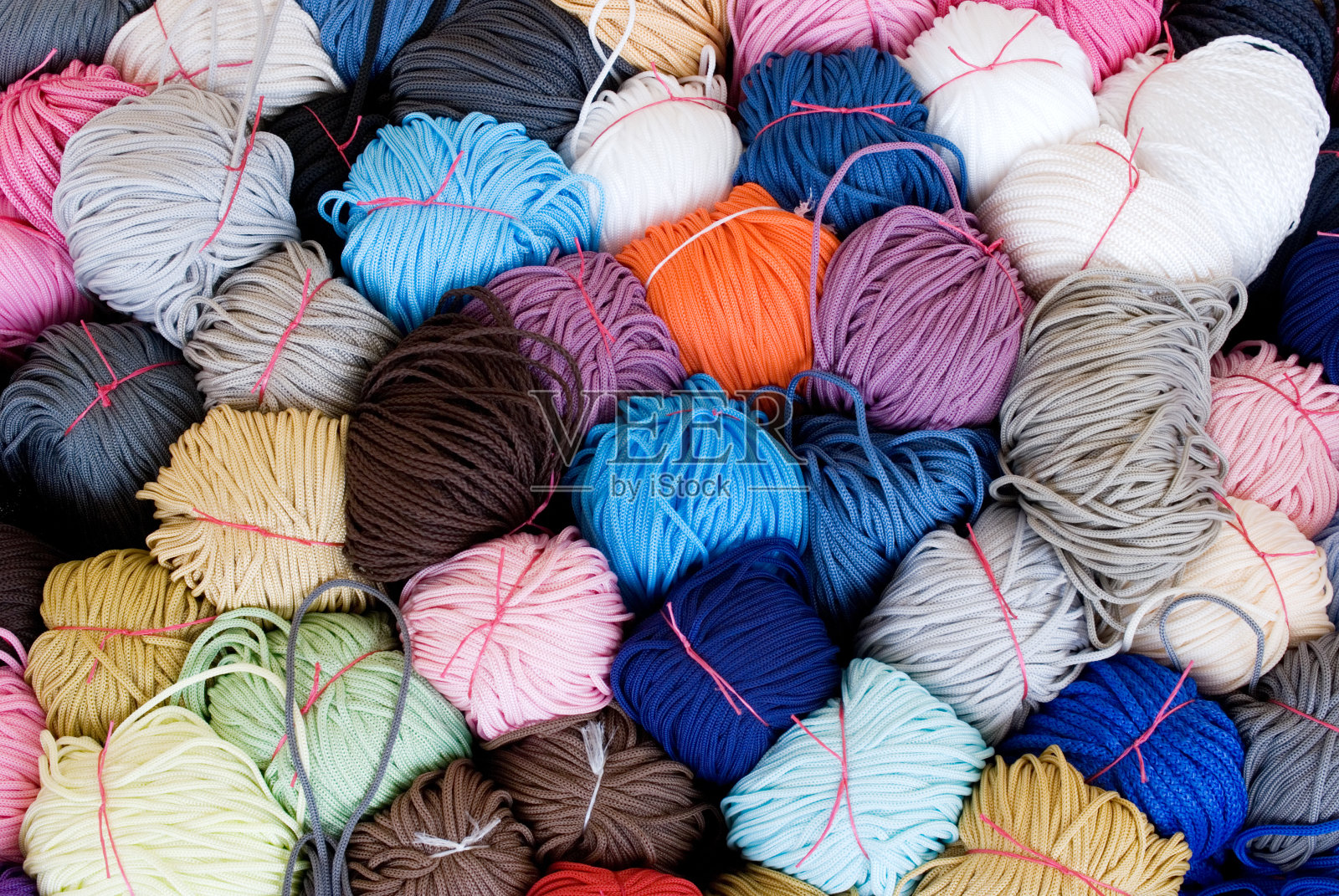 堆纱照片摄影图片