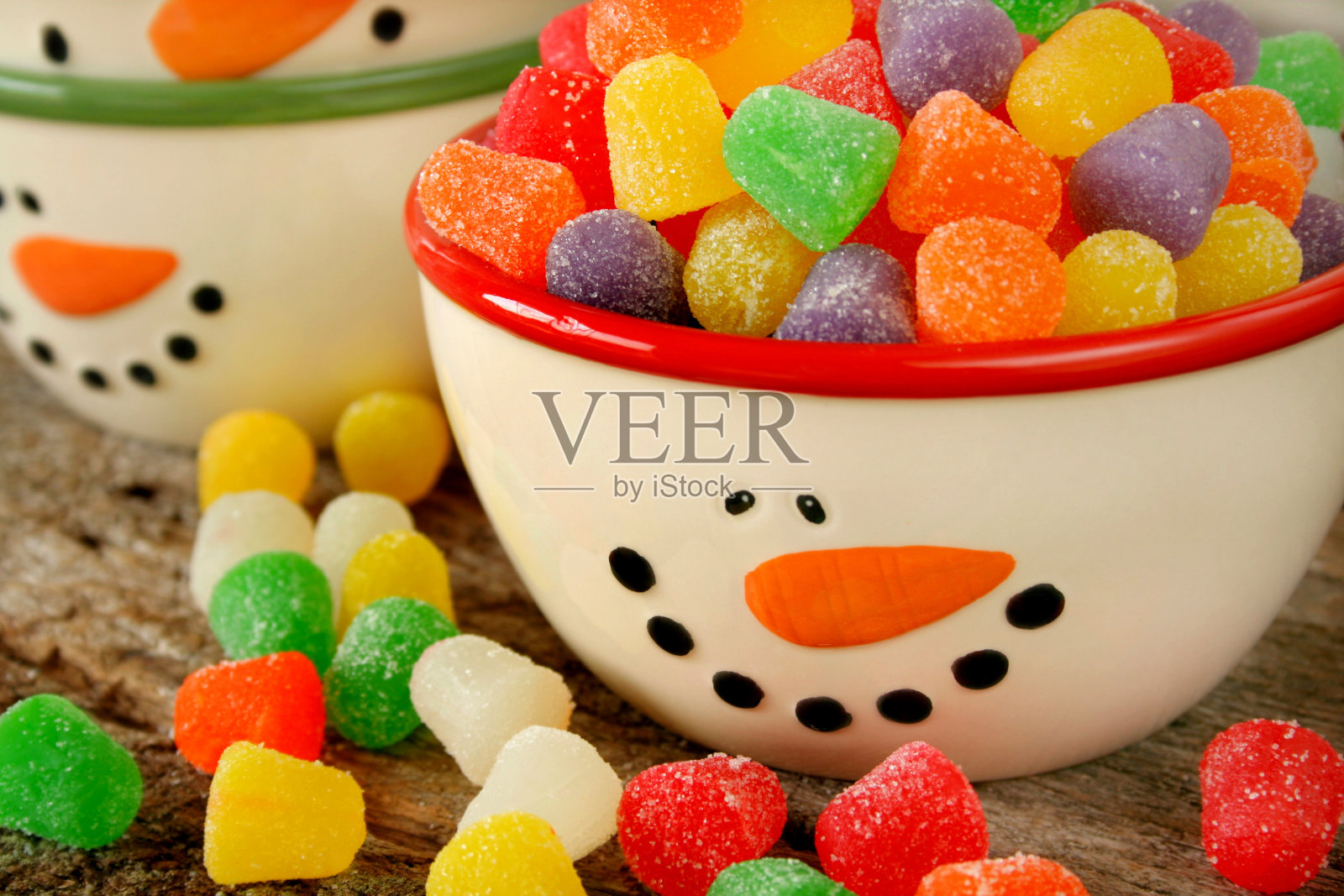 圣诞节橡皮软糖照片摄影图片