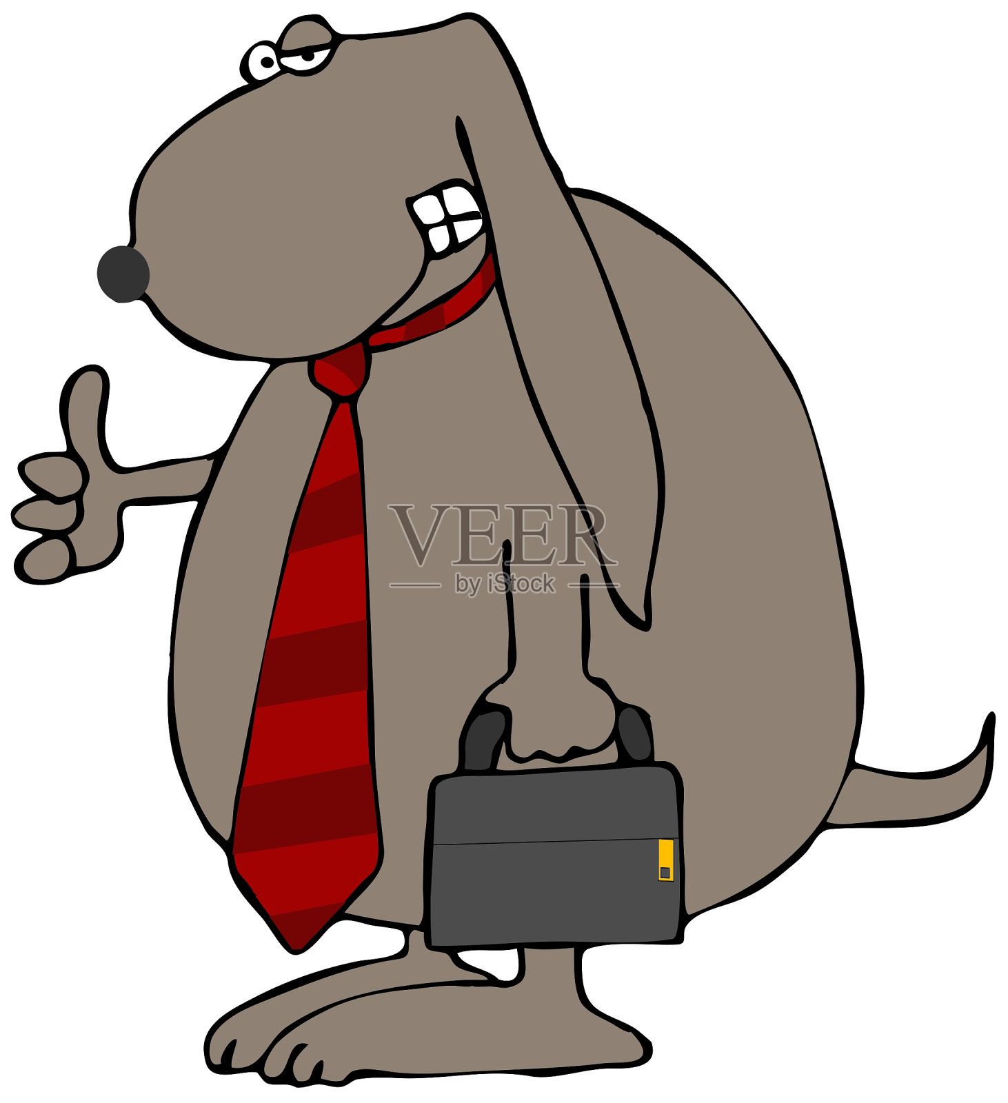 业务的狗设计元素图片