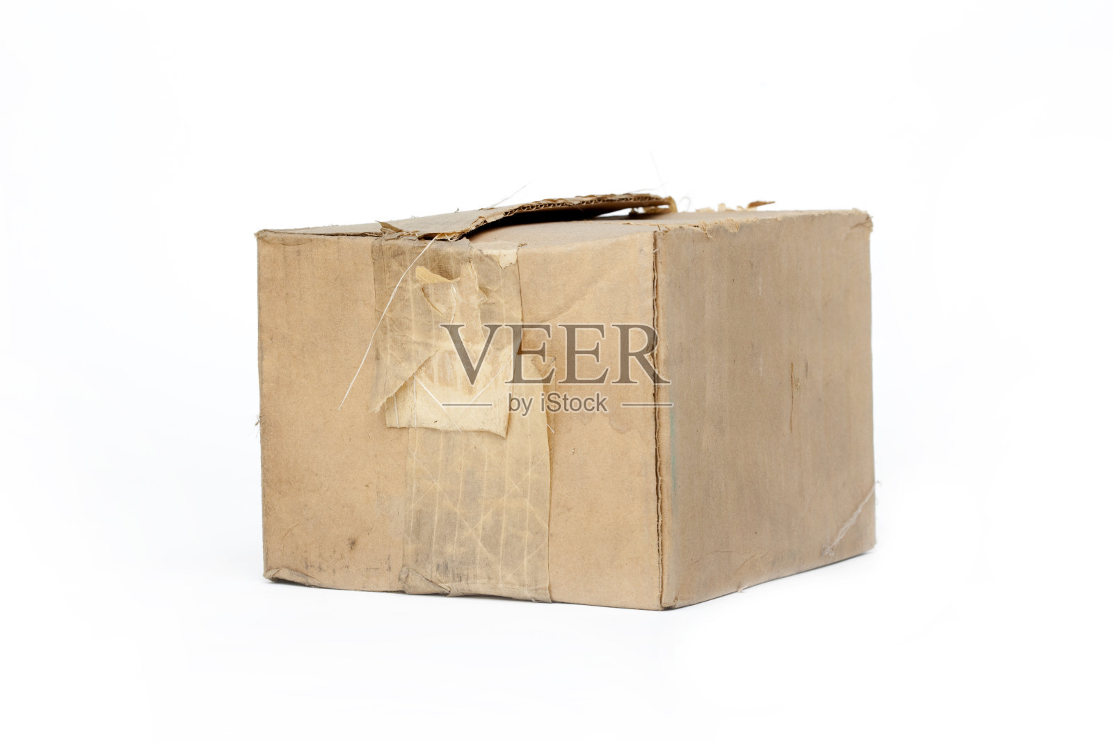 破旧的硬纸盒照片摄影图片