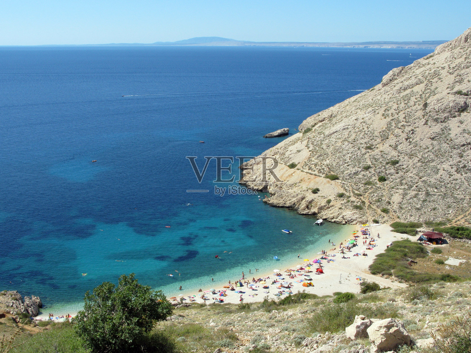 克罗地亚的避暑胜地照片摄影图片