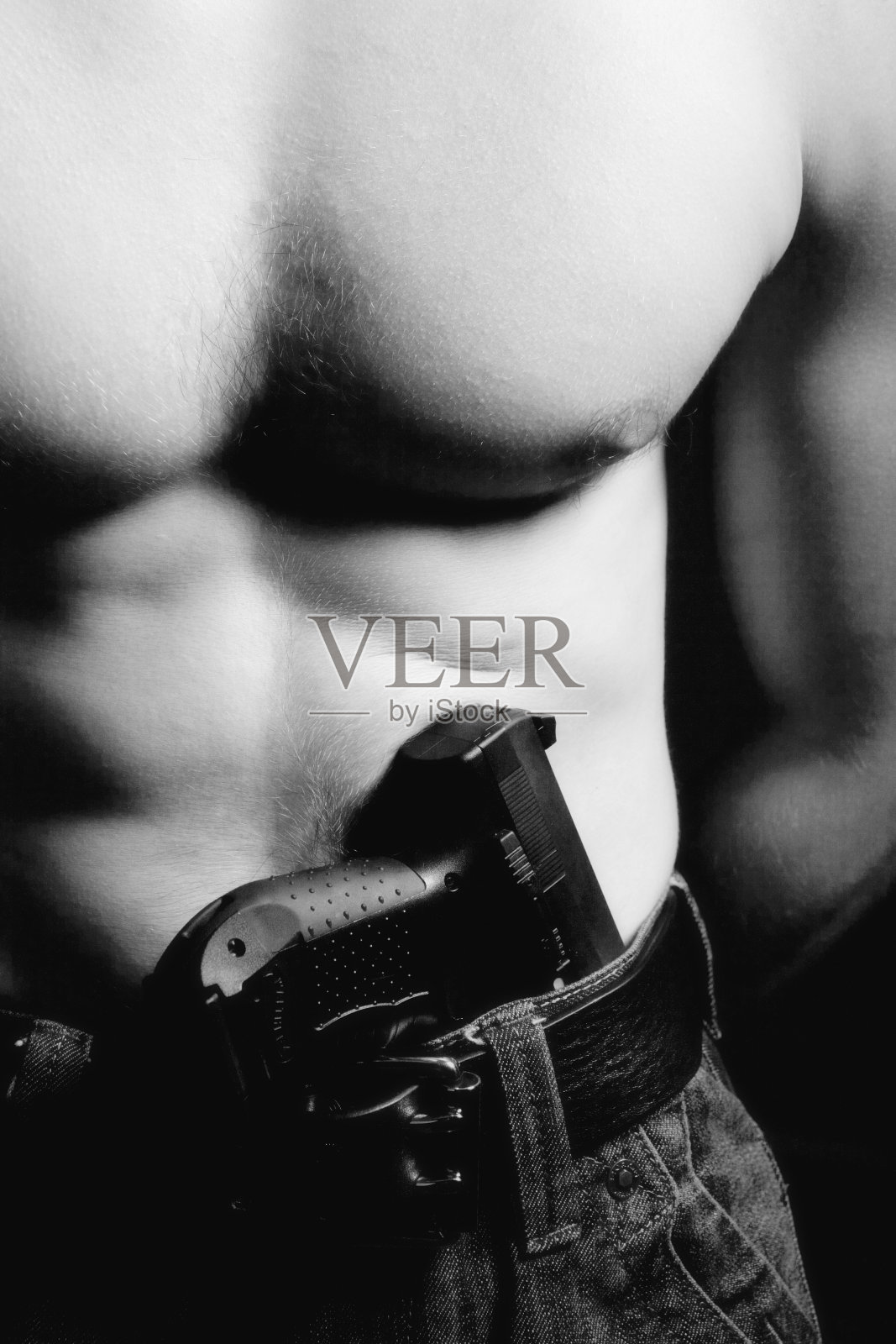 持枪运动员照片摄影图片