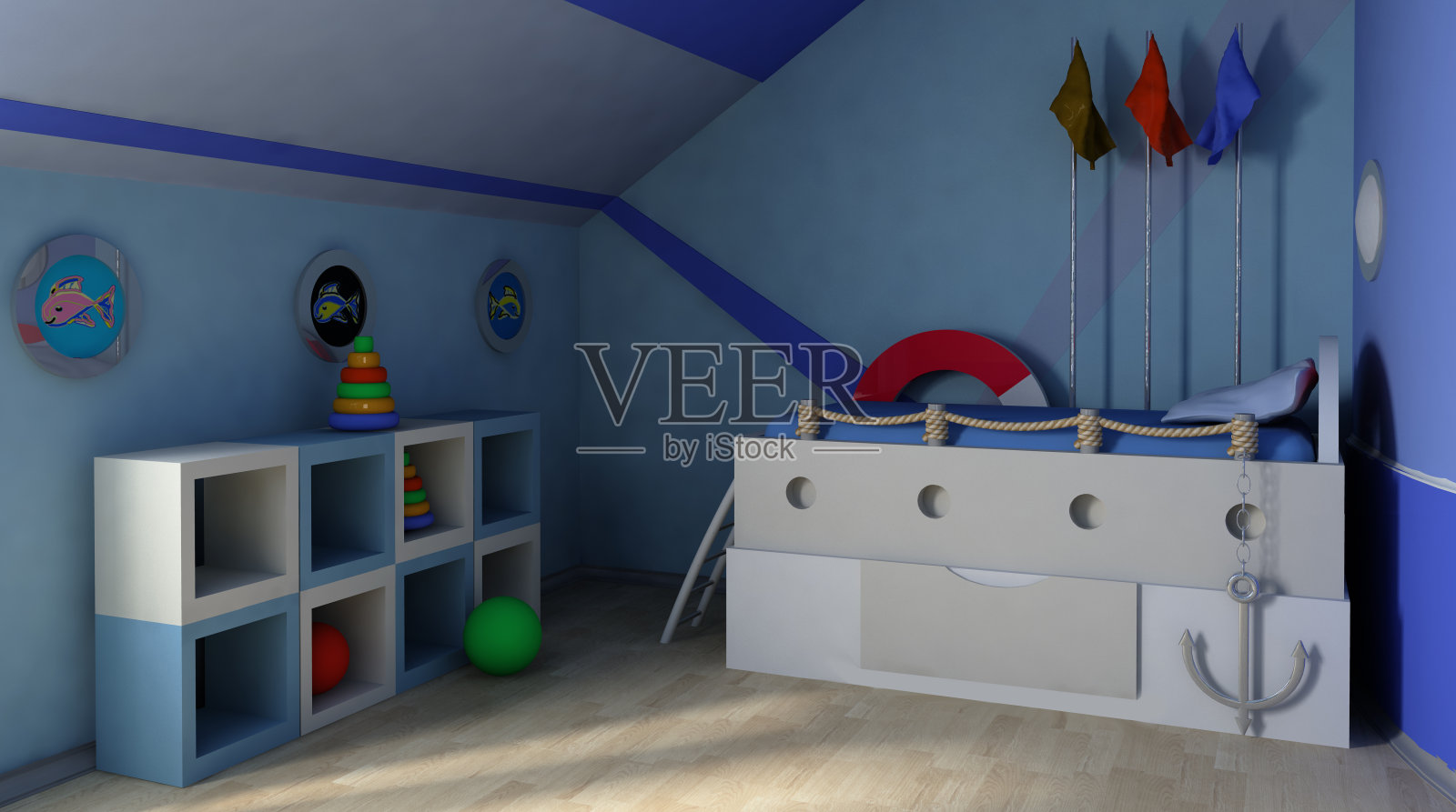 孩子们的房间照片摄影图片