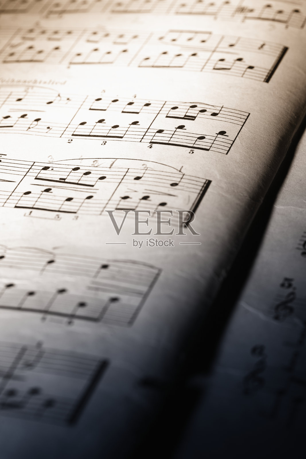 乐谱宏照片摄影图片