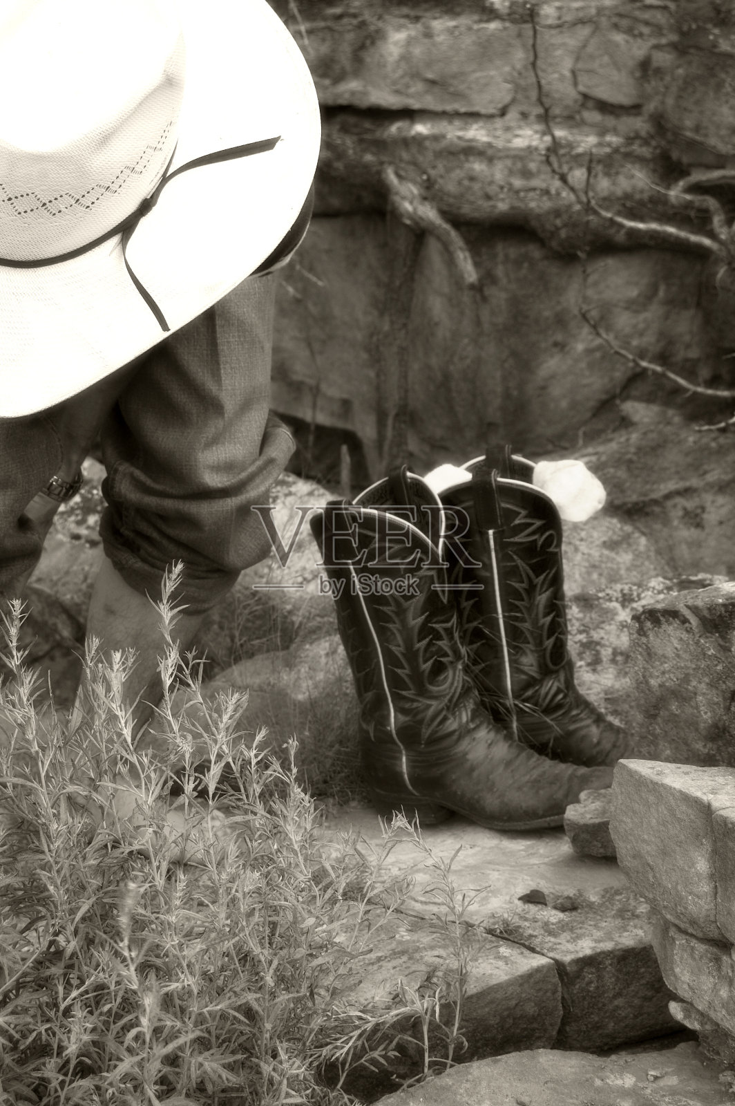 牛仔照片摄影图片