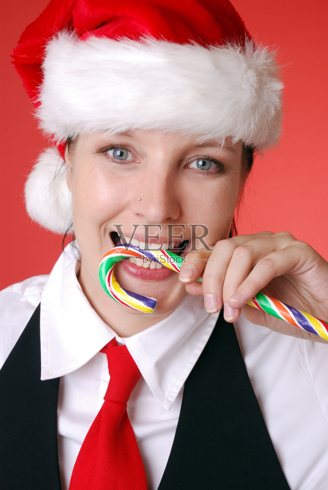 圣诞节的肖像照片摄影图片