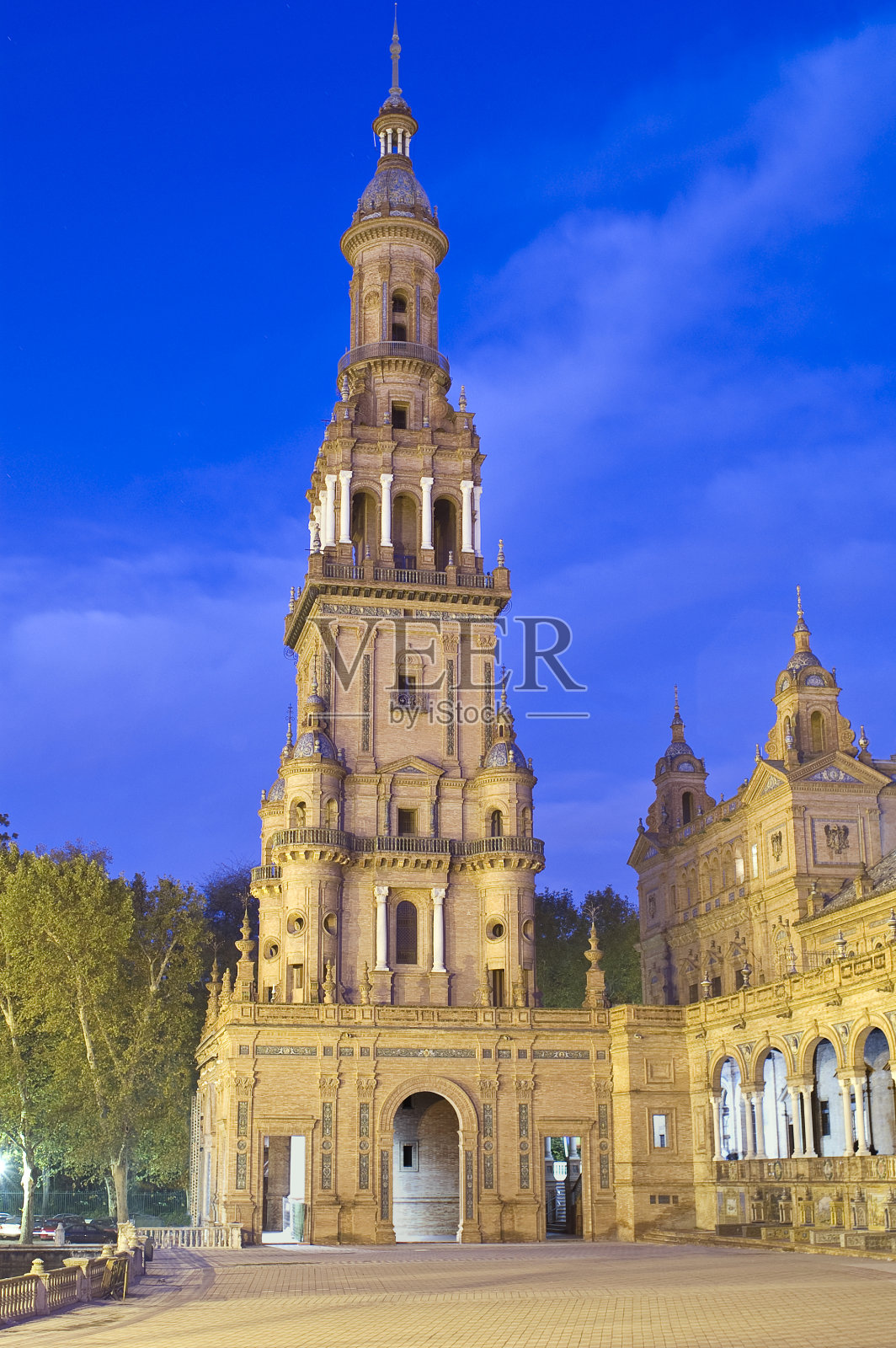 纪念碑在塞维利亚照片摄影图片