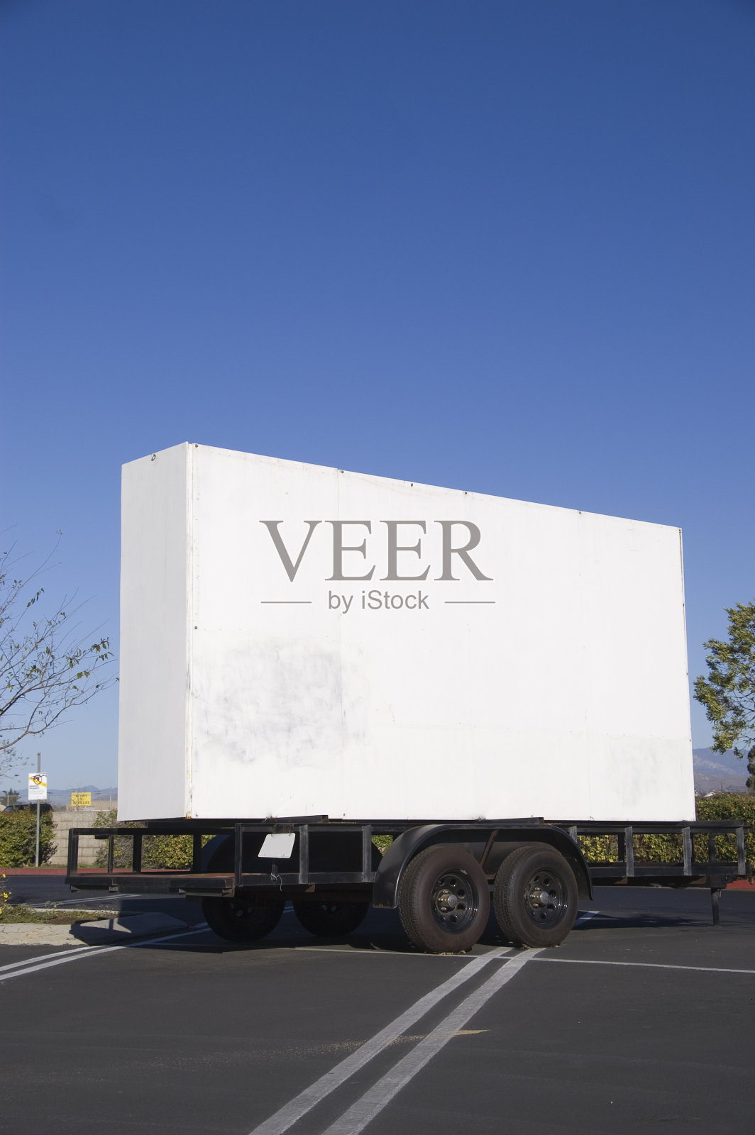 广告牌拖车照片摄影图片