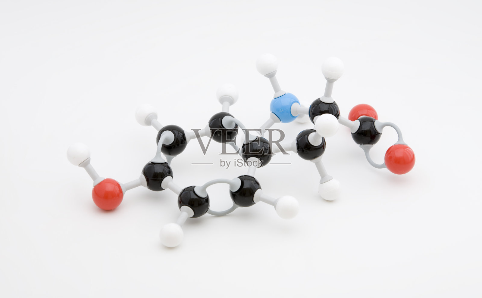 酪氨酸氨基酸分子照片摄影图片