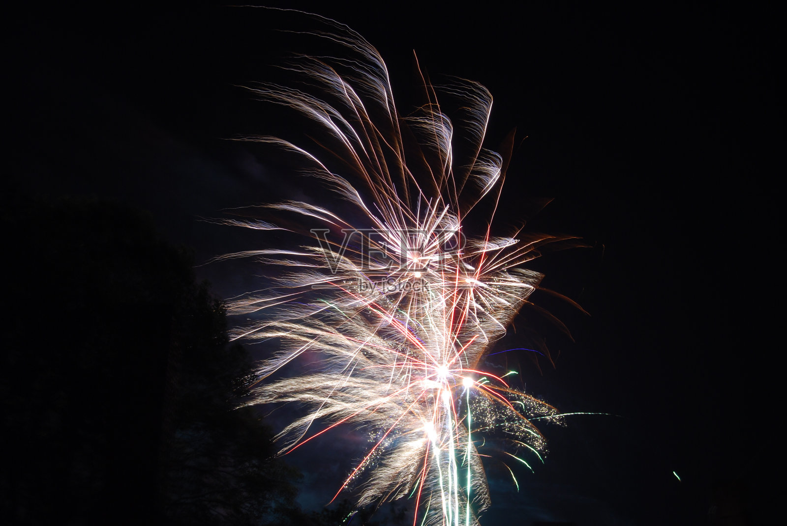 烟花照片摄影图片