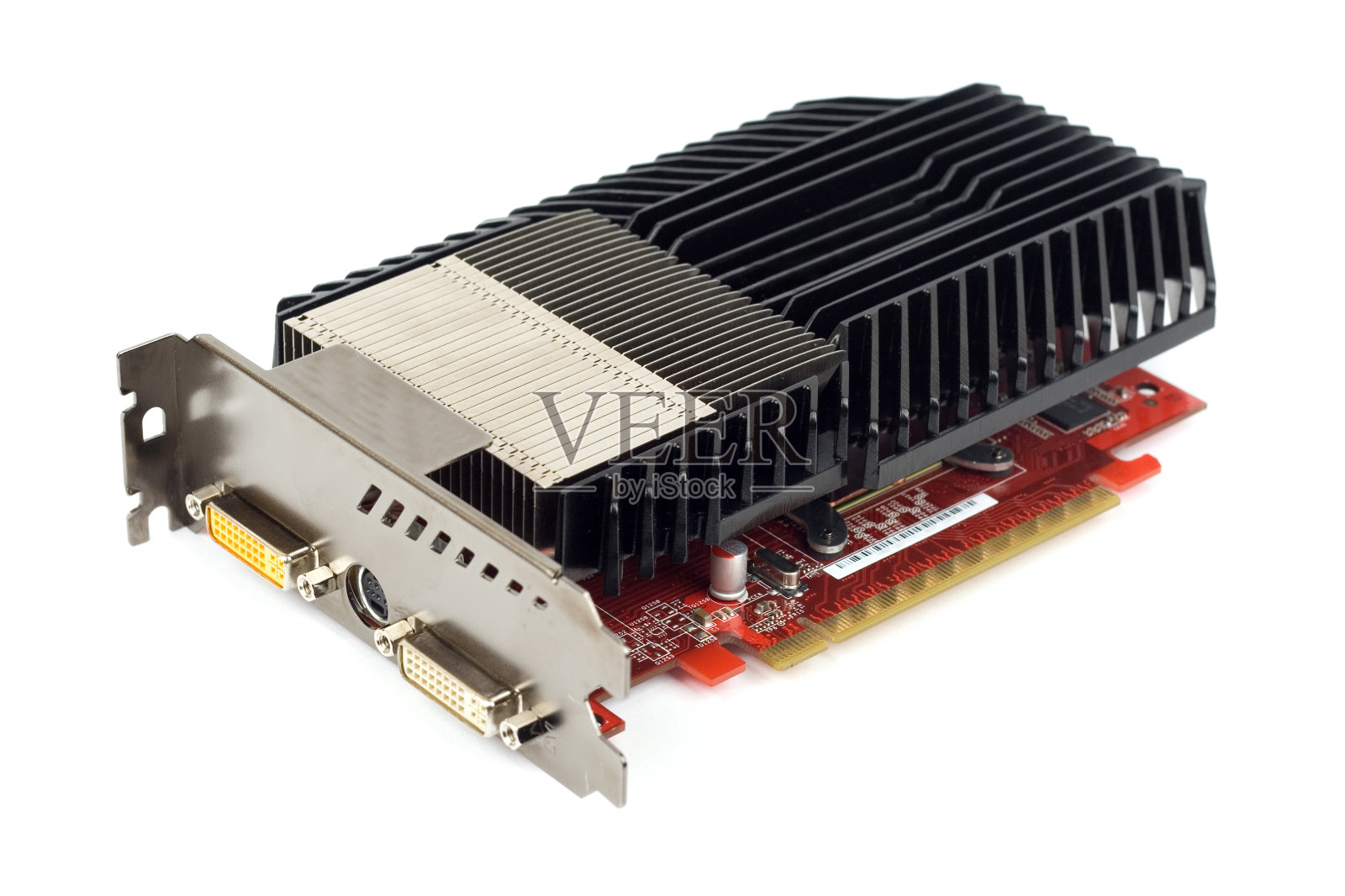 强大的图形适配器与被动冷却器。照片摄影图片