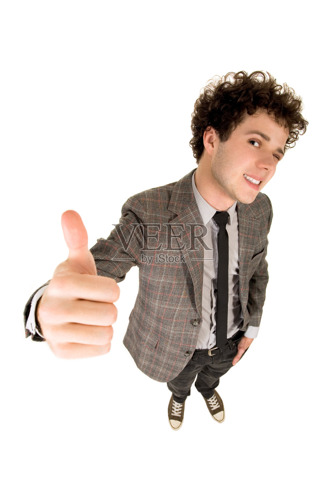竖大拇指的男人照片摄影图片