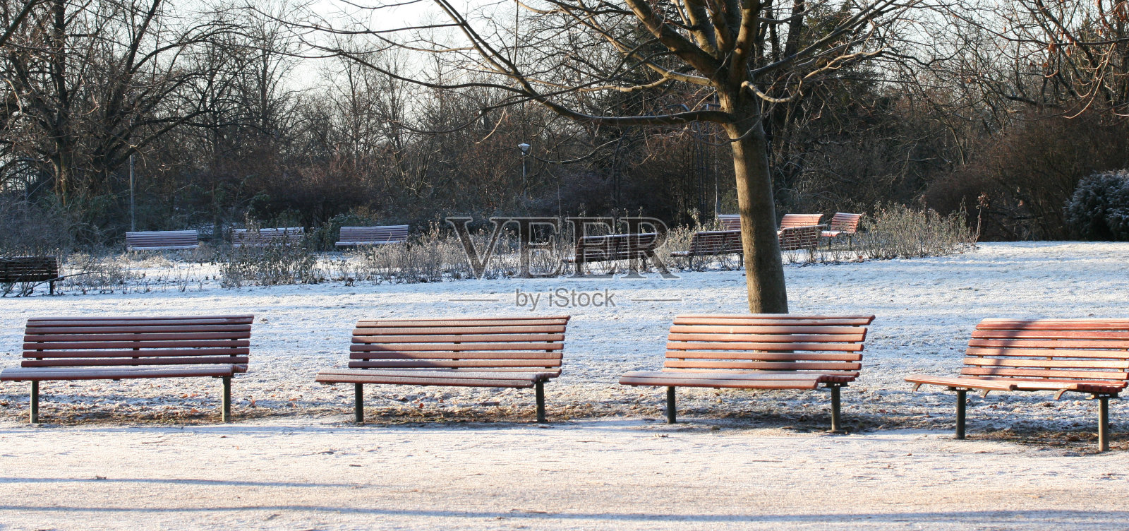 公园里的长椅照片摄影图片