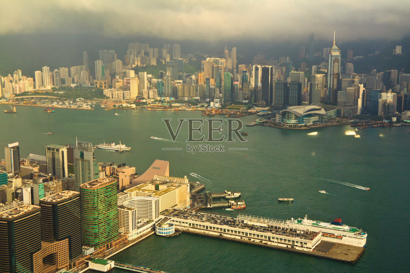 香港高角度视图照片摄影图片