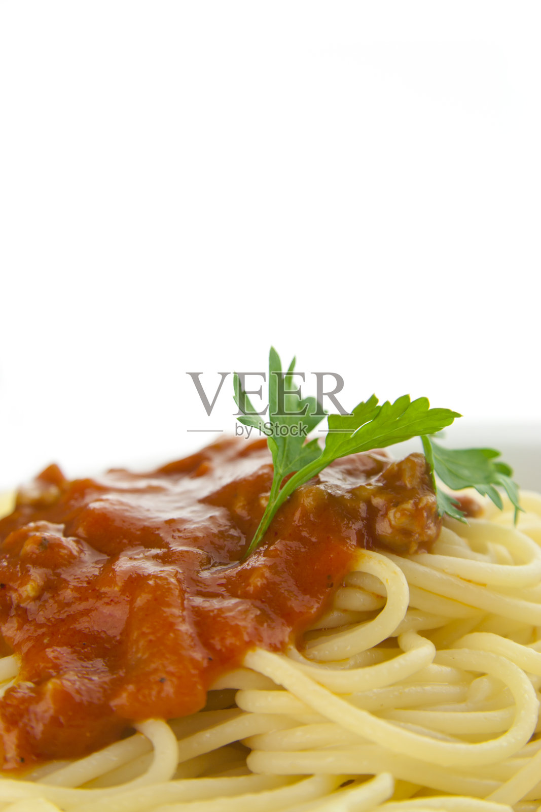 意大利面孤立照片摄影图片