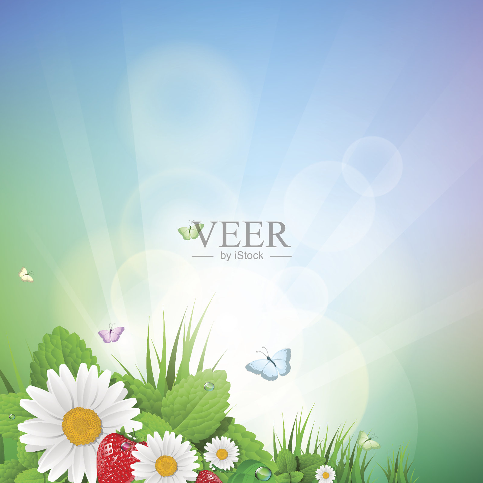 自然背景插画图片素材