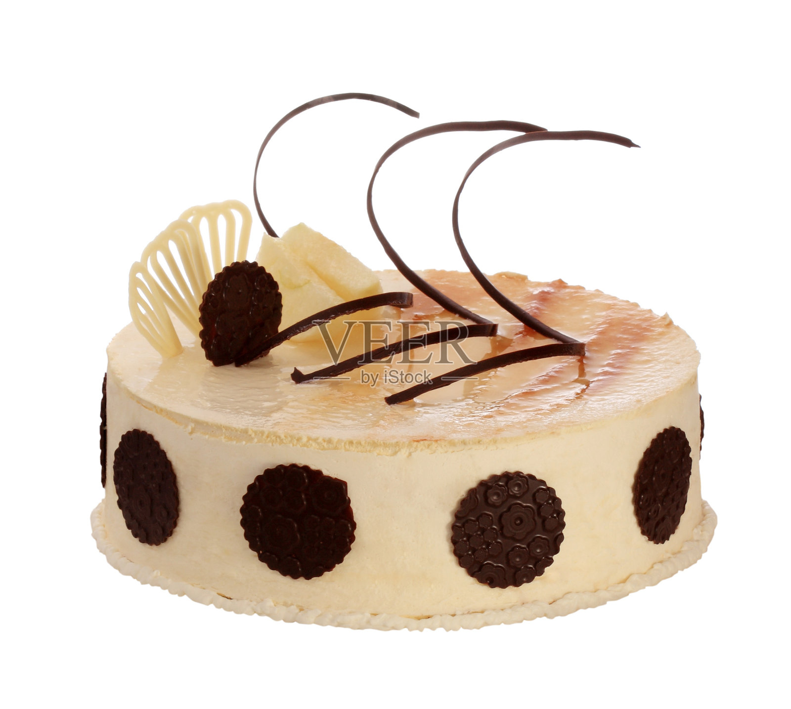 奶油巧克力蛋糕照片摄影图片