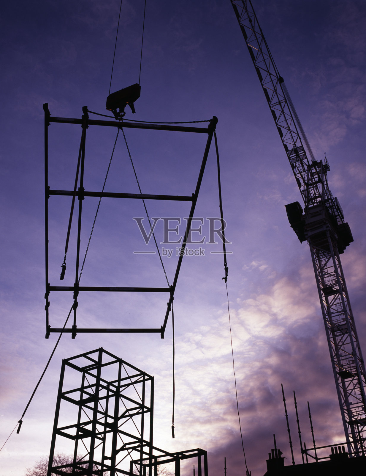 建筑起重机照片摄影图片
