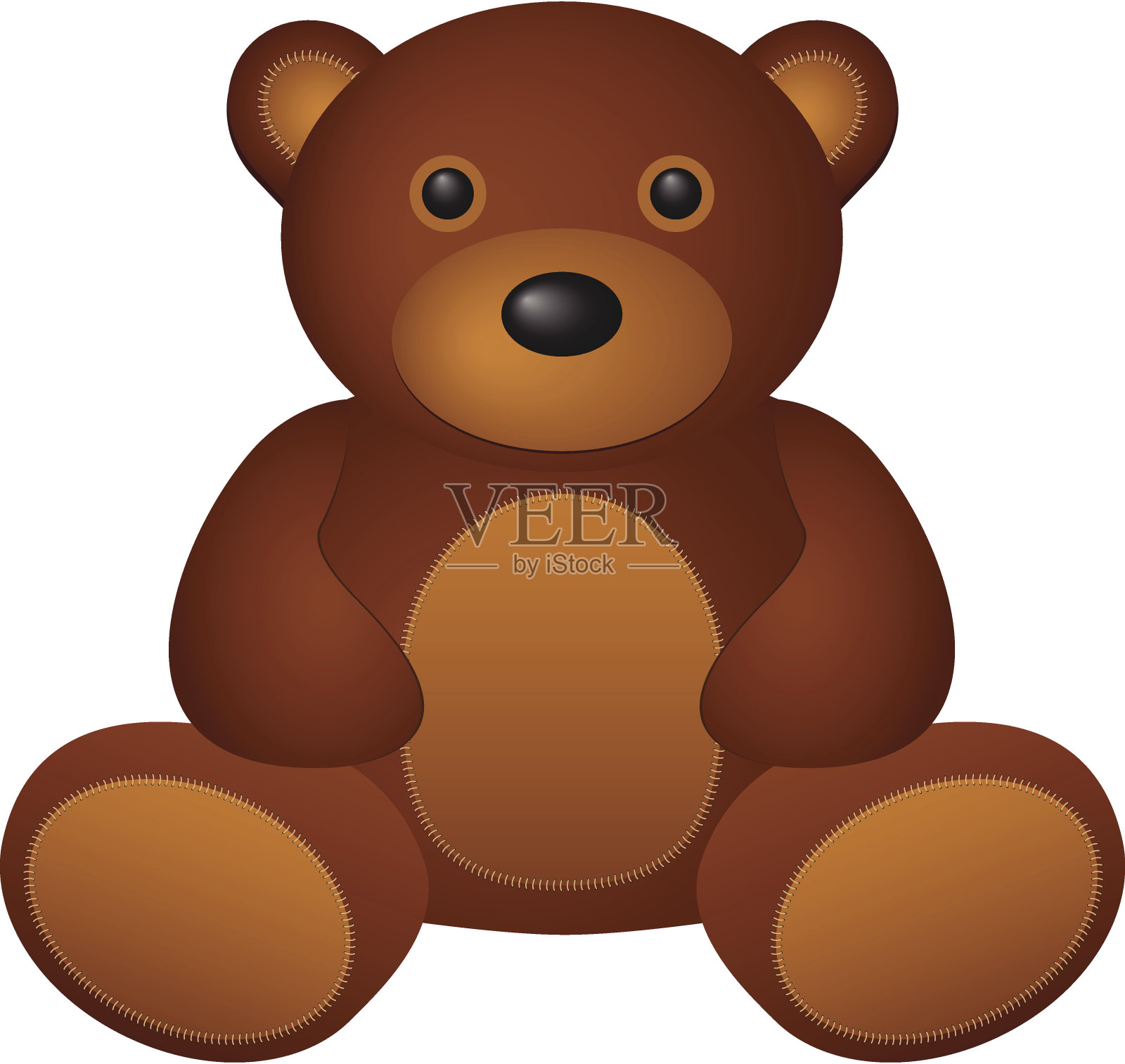 泰迪熊设计元素图片