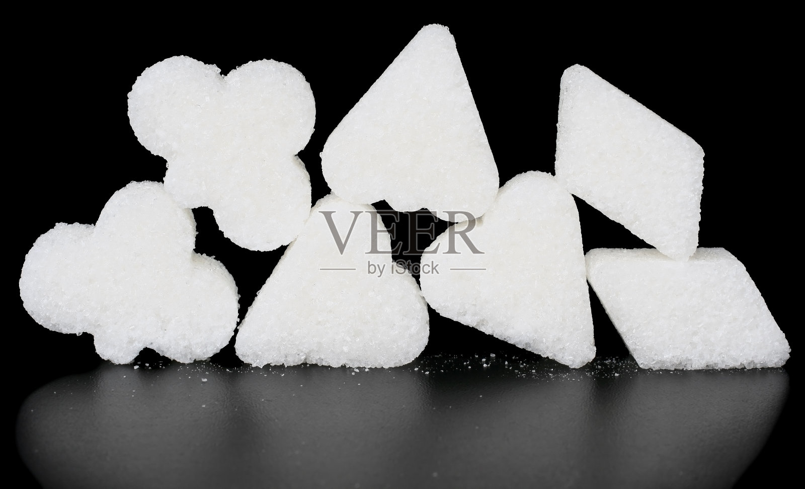 堆方糖孤立照片摄影图片