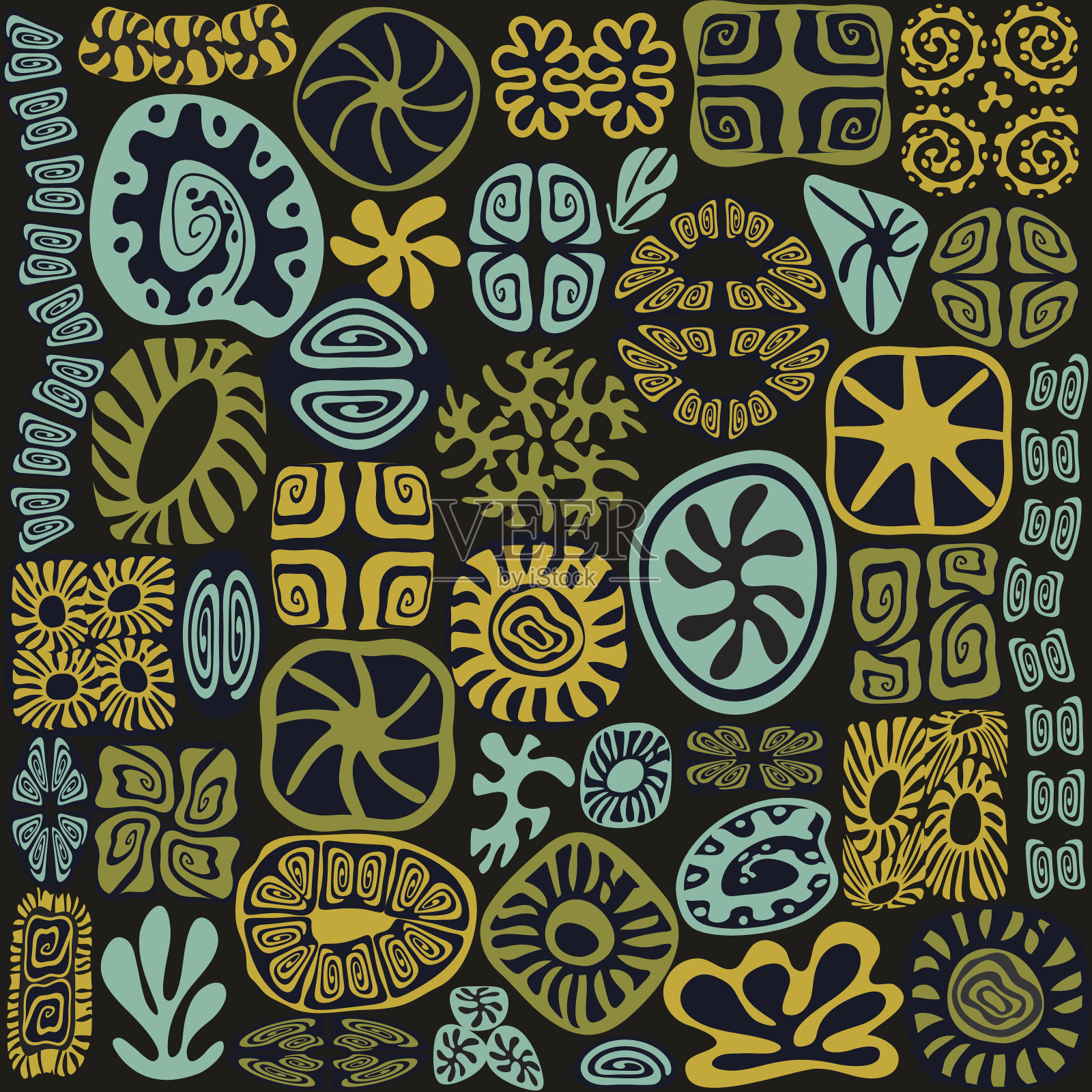 华丽的插画图片素材