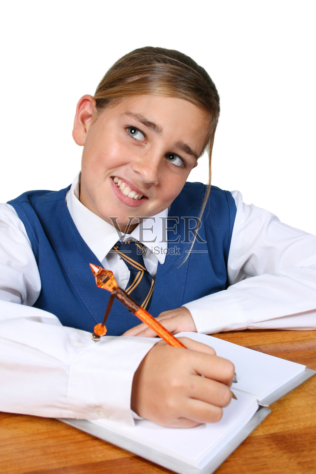 学校的女孩照片摄影图片