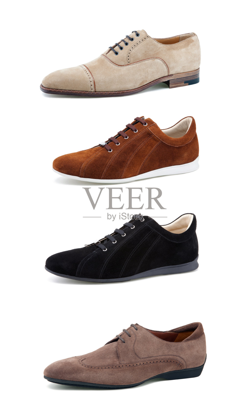 男士休闲鞋上的白色。照片摄影图片