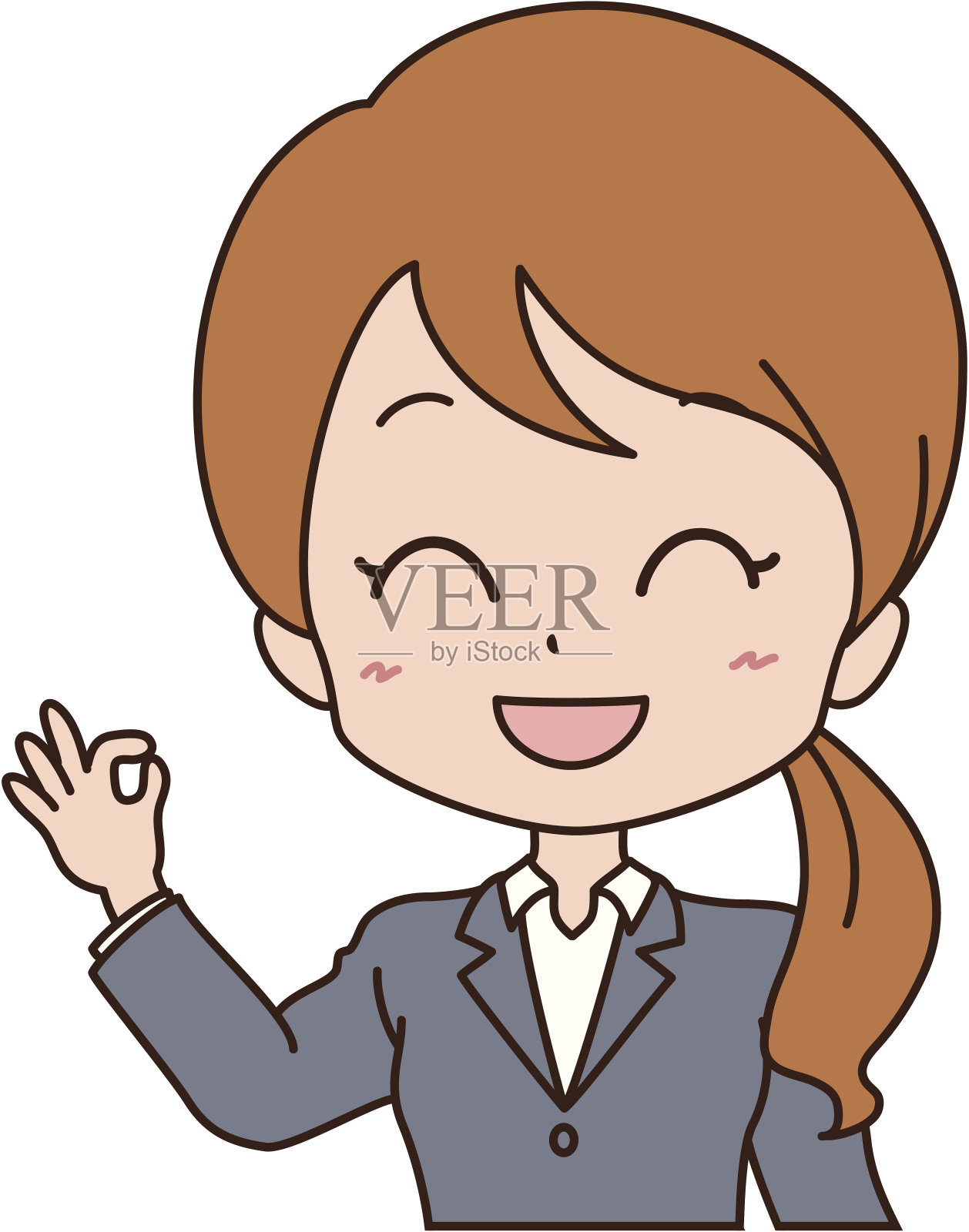 微笑的男孩设计元素图片