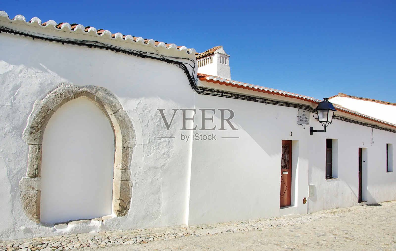 塞尔帕村的街道照片摄影图片