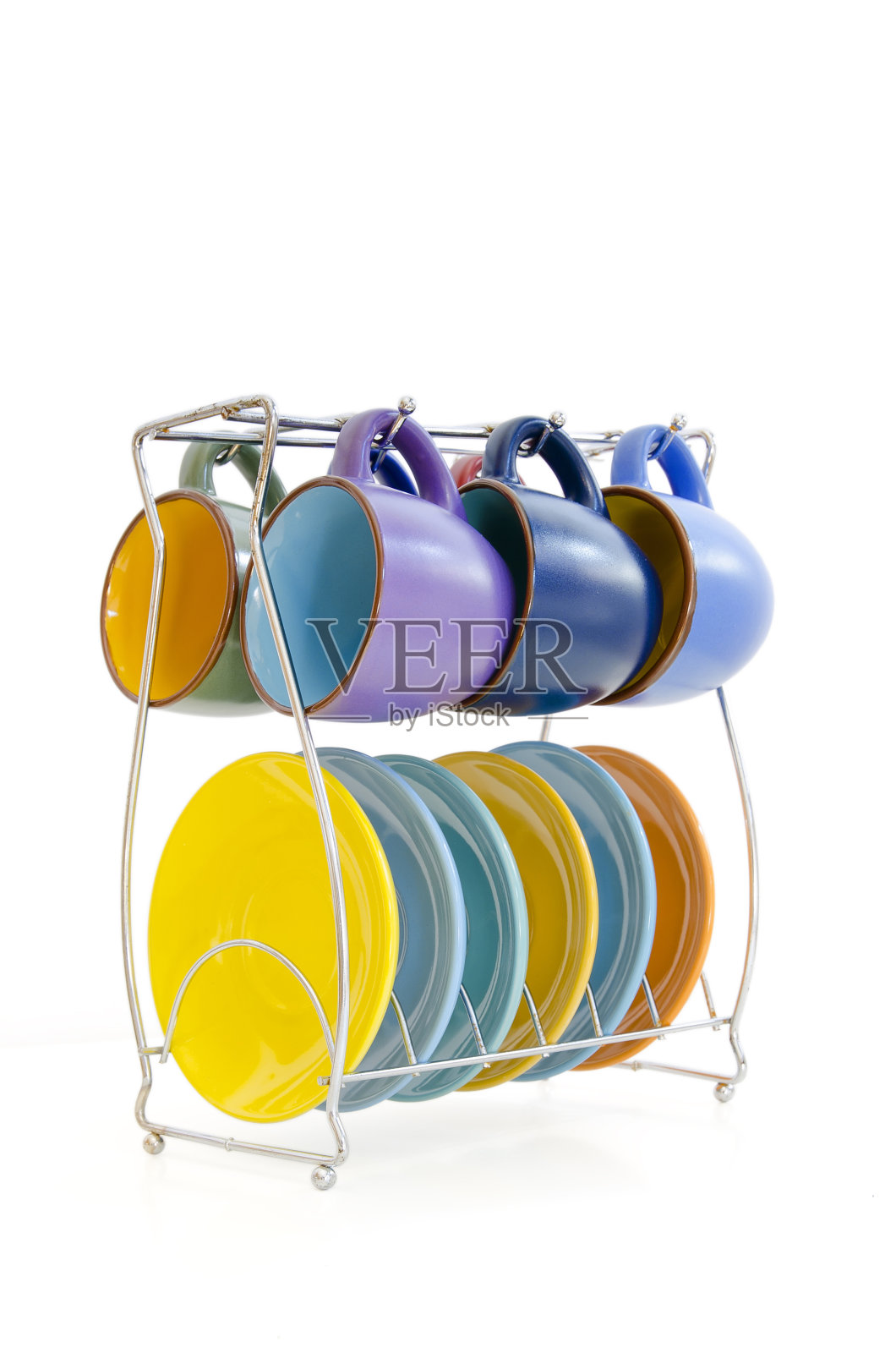 颜色的咖啡用具照片摄影图片