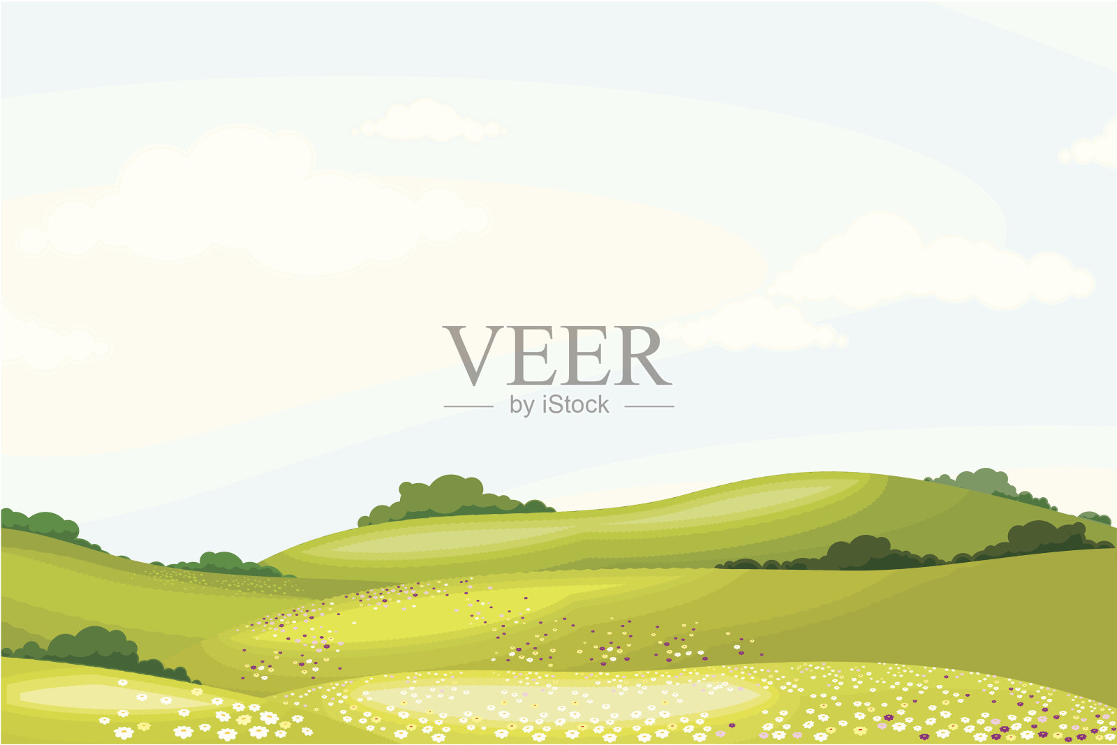 景观插画图片素材